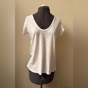 James Perse white short sleeve tee shirt